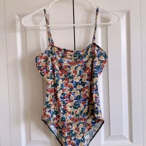 SHEIN Floral Body Suit Top